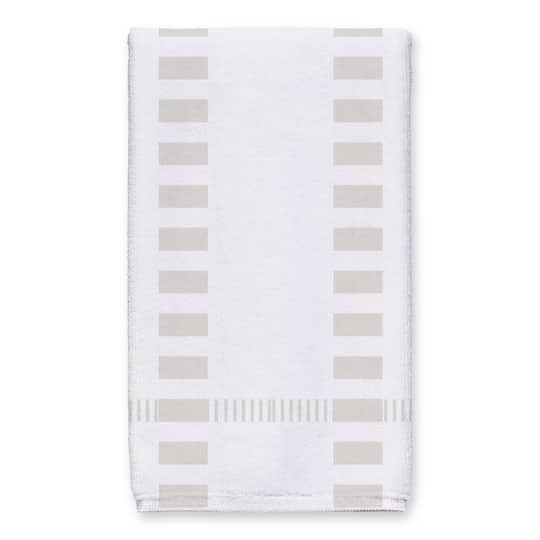 Striped Dashed Lines Enjoy All Tea Towel Set